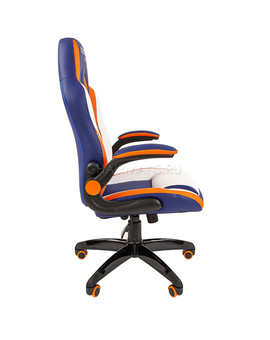 Кресло геймерское Chairman GAME 15 экокожа разноцветный, изображение 3