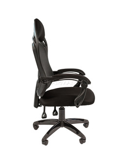 Кресло геймерское Chairman GAME 12 сетка/ткань черный, изображение 3