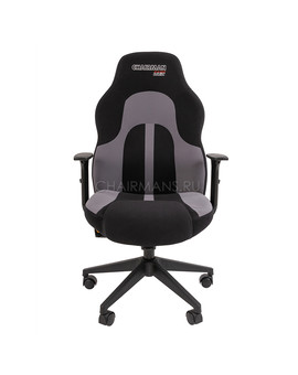 Кресло геймерское Chairman GAME 11 ткань черный/серый, изображение 2