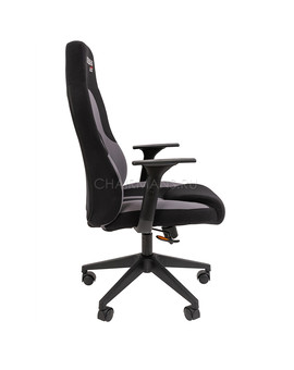 Кресло геймерское Chairman GAME 11 ткань черный/серый, изображение 3