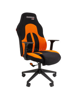Кресло геймерское Chairman GAME 11 ткань черный/оранжевый, изображение 1