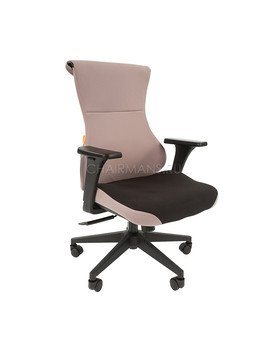 Кресло геймерское Chairman GAME 10 ткань черный/серый, изображение 1