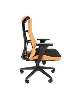 Кресло геймерское Chairman GAME 10 ткань черный/оранжевый, изображение 3