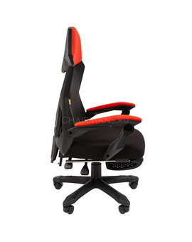 Кресло геймерское Chairman 571 ткань черный/красный, изображение 3