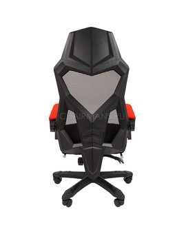 Кресло геймерское Chairman 571 ткань черный/красный, изображение 5