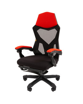 Кресло геймерское Chairman 571 ткань черный/красный, изображение 6