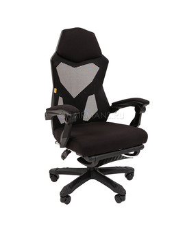 Кресло геймерское Chairman 571 ткань черный, изображение 1