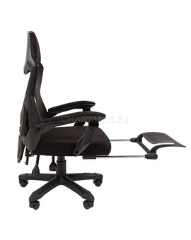 Кресло геймерское Chairman 571 ткань черный, изображение 4