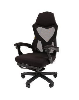 Кресло геймерское Chairman 571 ткань черный, изображение 6