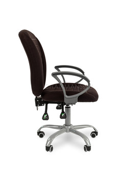 Кресло оператора Chairman 9801 Эрго ткань 10-356 черный, изображение 3