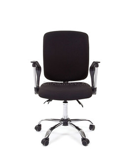 Кресло оператора Chairman 9801 хром ткань 15-21 черный, изображение 2