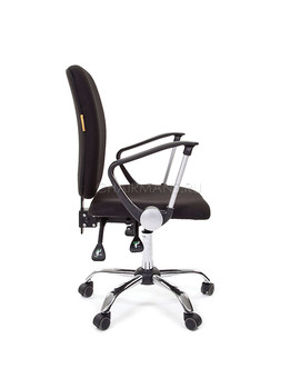 Кресло оператора Chairman 9801 хром ткань 15-21 черный, изображение 3