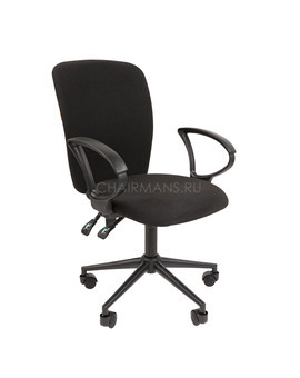 Кресло оператора Chairman 9801 Black ткань черный, изображение 1
