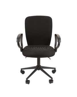 Кресло оператора Chairman 9801 Black ткань черный, изображение 2