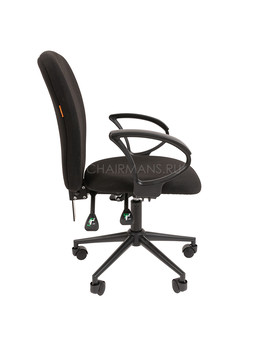 Кресло оператора Chairman 9801 Black ткань черный, изображение 3