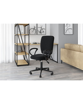 Кресло оператора Chairman 9801 Black ткань черный, изображение 5