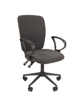 Кресло оператора Chairman 9801 Black ткань серый, изображение 1