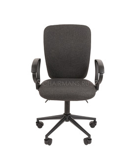 Кресло оператора Chairman 9801 Black ткань серый, изображение 2