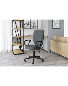 Кресло оператора Chairman 9801 Black ткань серый, изображение 5