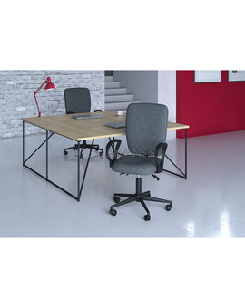 Кресло оператора Chairman 9801 Black ткань серый, изображение 6