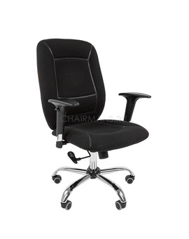 Кресло оператора Chairman 888 ткань черный, изображение 1