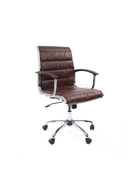 Кресло оператора Chairman 760M экокожа коричневый, изображение 1