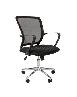 Кресло оператора Chairman 698 Chrome сетка/ткань черный, изображение 1
