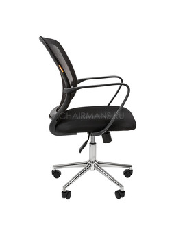 Кресло оператора Chairman 698 Chrome сетка/ткань черный, изображение 3