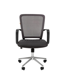 Кресло оператора Chairman 698 Chrome сетка/ткань серый, изображение 2