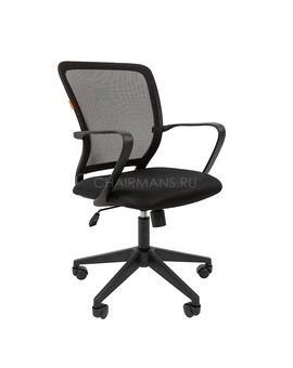 Кресло оператора Chairman 698 black сетка/ткань черный, изображение 1