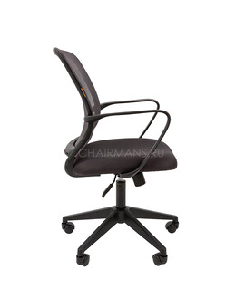 Кресло оператора Chairman 698 black сетка/ткань серый, изображение 3