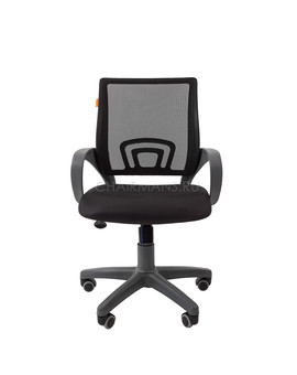 Кресло оператора Chairman 696 Grey сетка/ткань черный, изображение 2