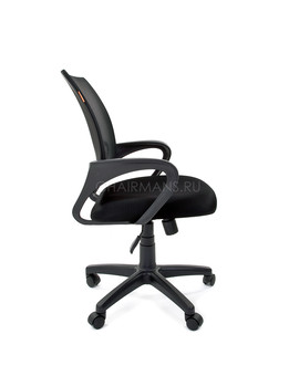 Кресло оператора Chairman 696 black сетка/ткань черный, изображение 3