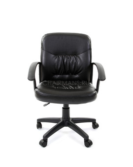 Кресло оператора Chairman 651 Eco экокожа черный, изображение 2