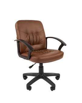 Кресло оператора Chairman 651 Eco экокожа коричневый, изображение 1