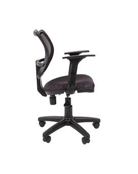 Кресло оператора Chairman 450 сетка/ткань черный/TW-12 серый, изображение 3