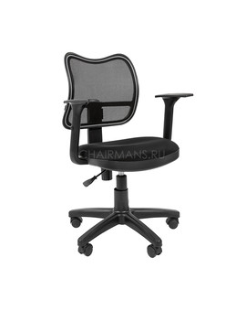 Кресло оператора Chairman 450 сетка/ткань TW-11 черный, изображение 1