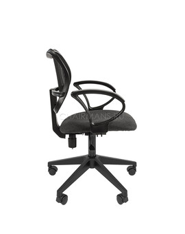 Кресло оператора Chairman 450 LT сетка/ткань черный/серый, изображение 3