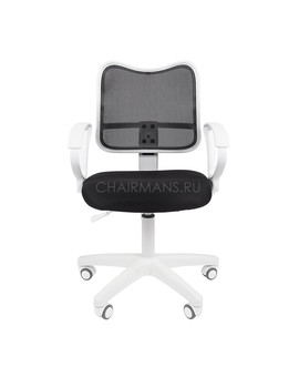 Кресло оператора Chairman 450 LT White сетка/ткань черный, изображение 2