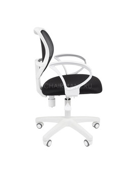 Кресло оператора Chairman 450 LT White сетка/ткань черный, изображение 3