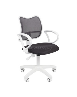 Кресло оператора Chairman 450 LT White сетка/ткань серый, изображение 1