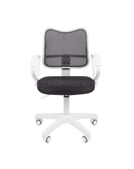 Кресло оператора Chairman 450 LT White сетка/ткань серый, изображение 2