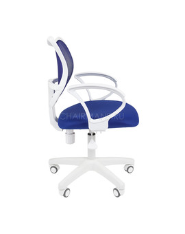 Кресло оператора Chairman 450 LT White сетка/ткань синий, изображение 3