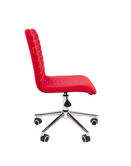 Кресло оператора Chairman 020 ткань красный, изображение 3