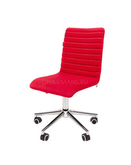 Кресло оператора Chairman 020 ткань красный, изображение 4