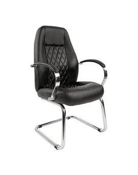 Кресло посетителя Chairman 950 V экопремиум черный, изображение 1