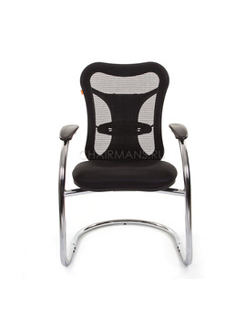 Кресло посетителя Chairman 426 сетка/ткань TW-11 черный, изображение 3
