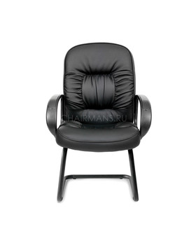 Кресло посетителя Chairman 416V Eco экокожа черный, изображение 2