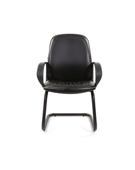 Кресло посетителя Chairman 279V КЗ экокожа черный, изображение 2