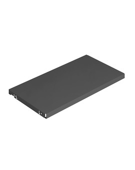 Полка металлическая GSm 60х30 графит, изображение 1